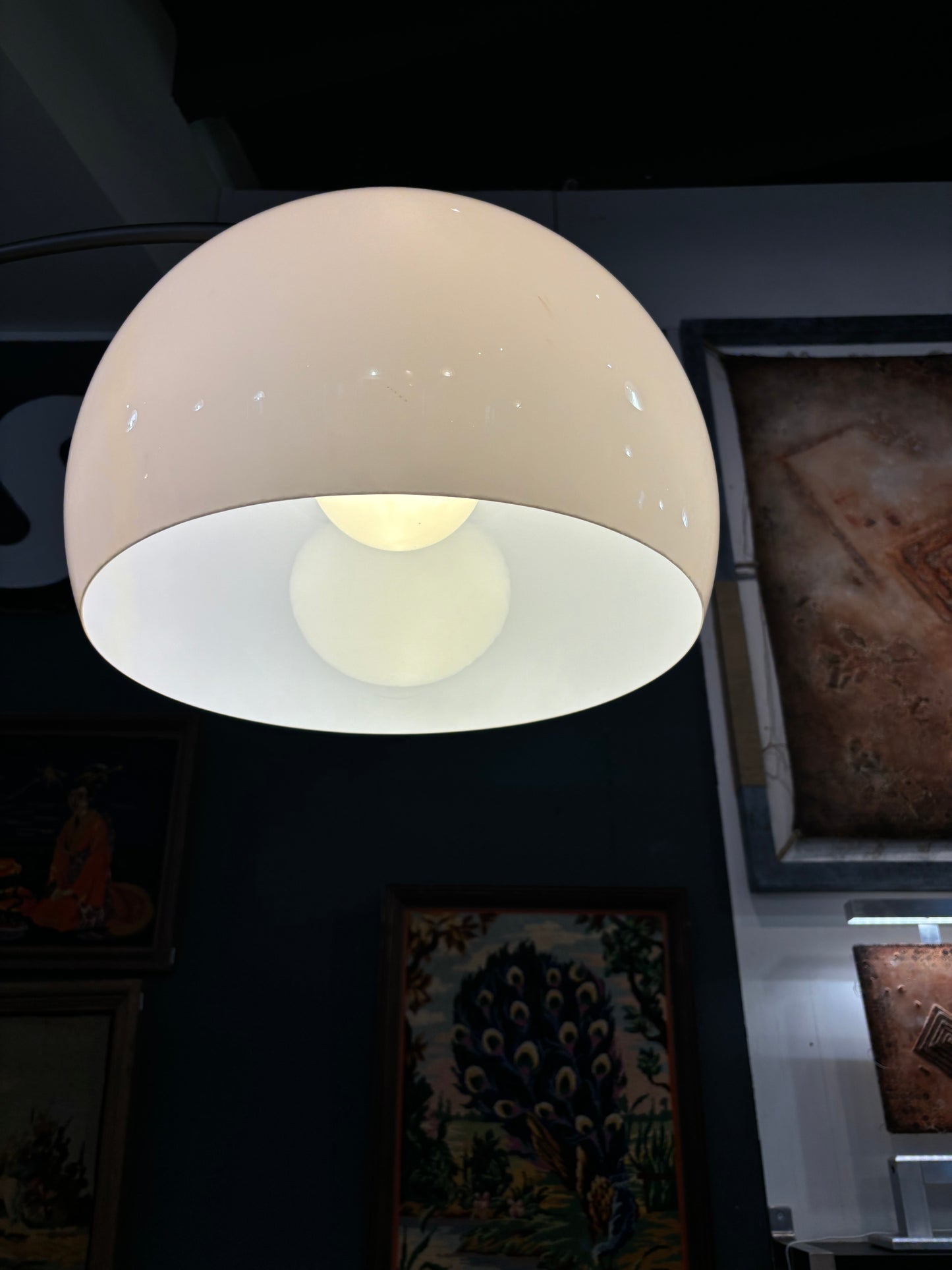 Lampadaire arc vintage