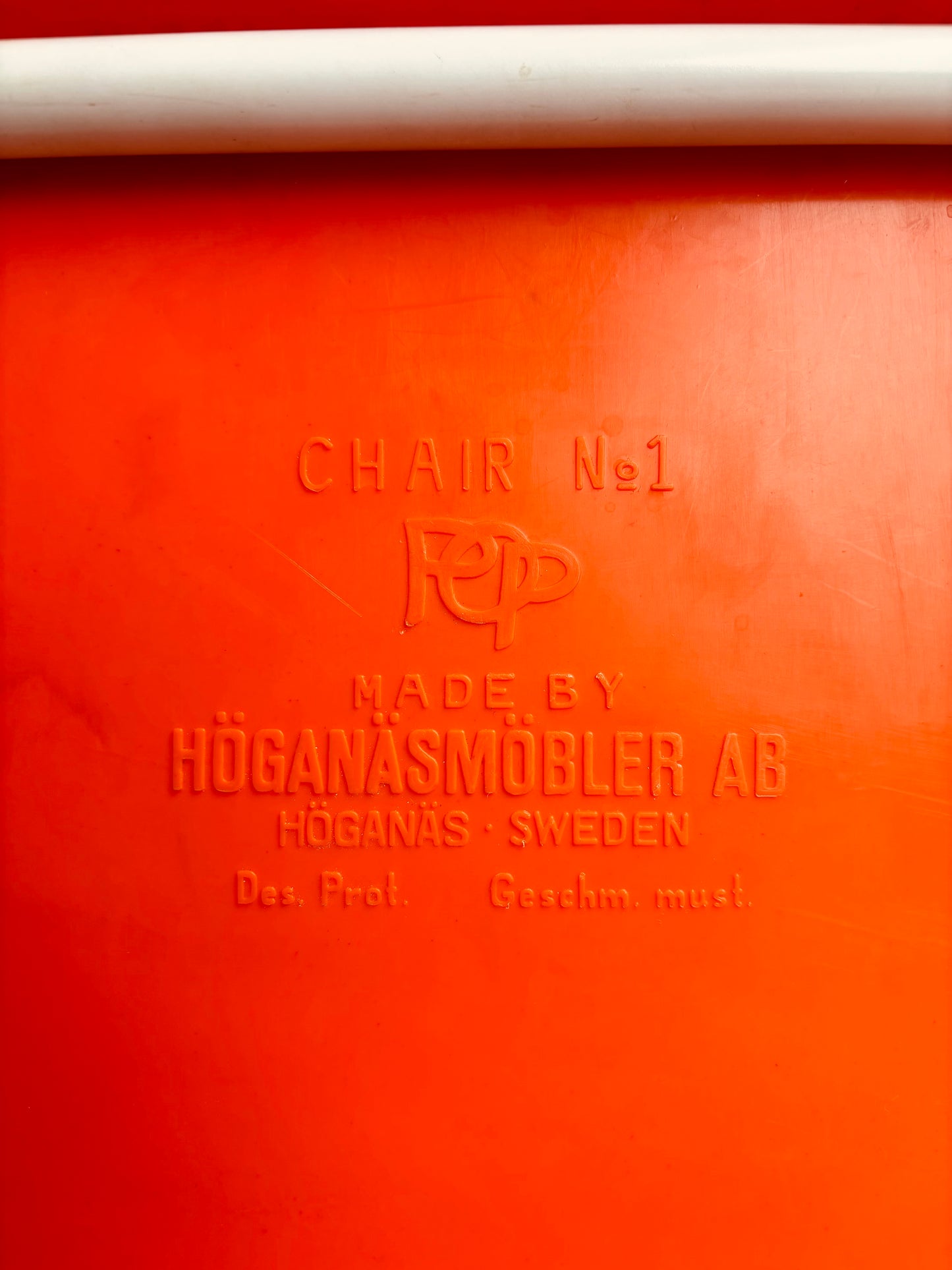 Chaise pliable N1 série "Pop", Höganäsmöbler SWEDEN