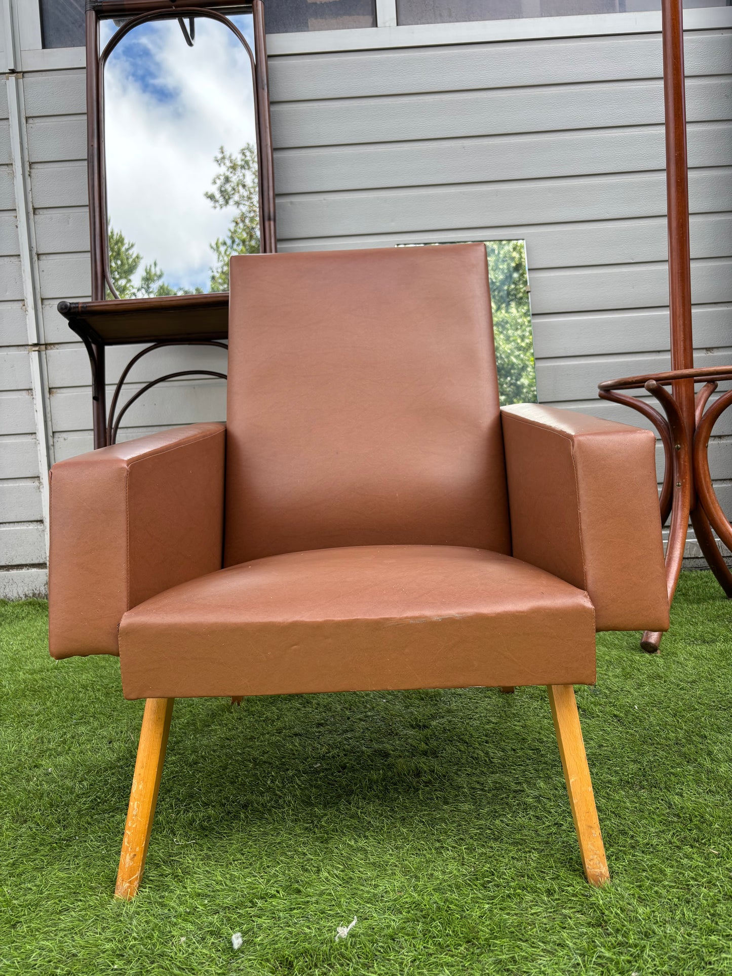 Fauteuil club vintage Camel
Années 50
