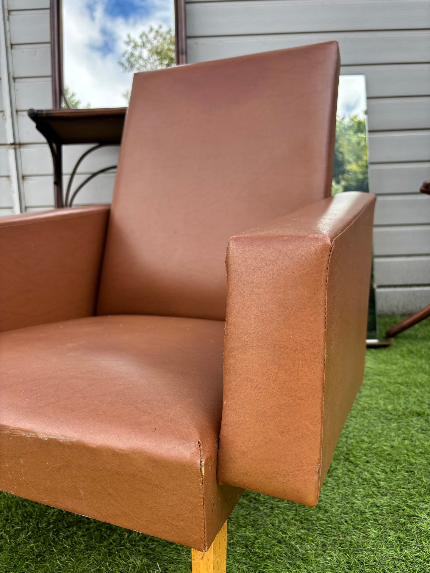 Fauteuil club vintage Camel
Années 50