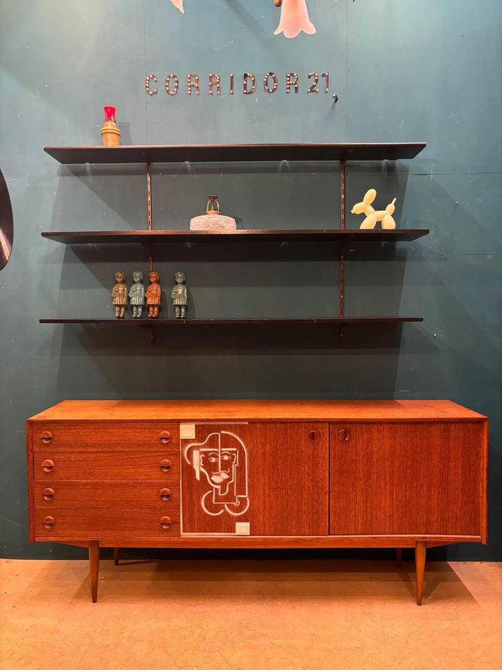 Sideboard vintage teck 1960