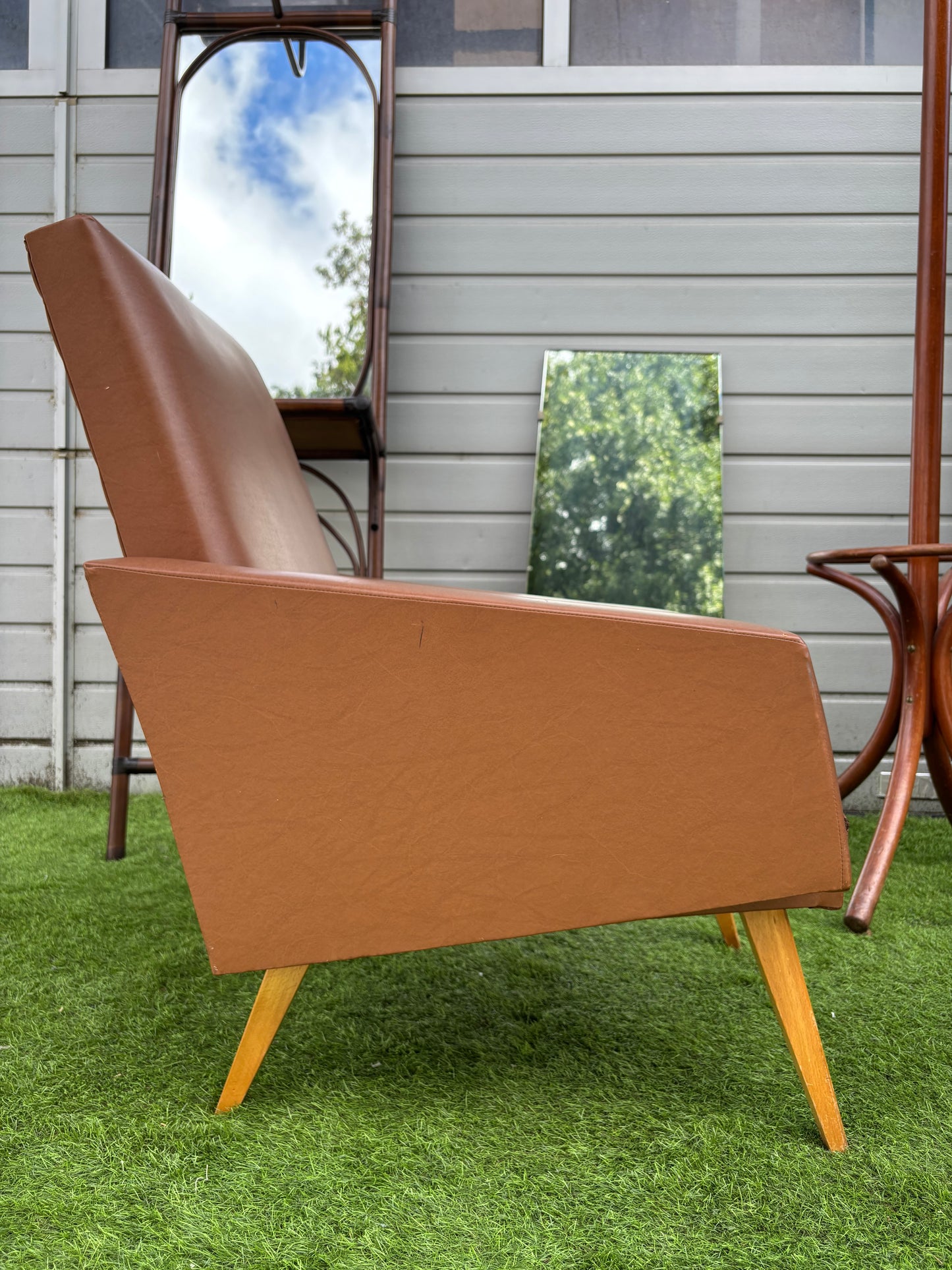 Fauteuil club vintage Camel
Années 50