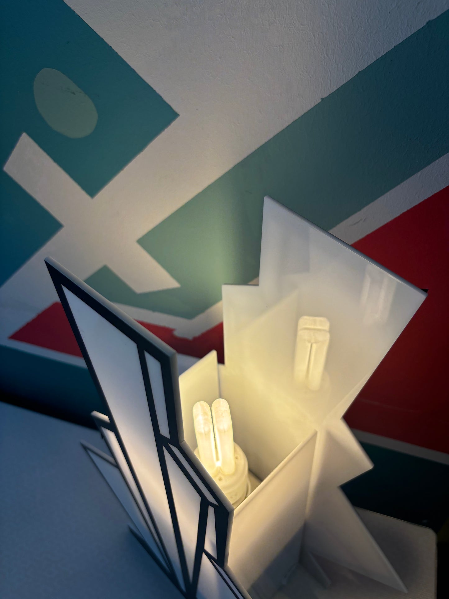 Luminaire plexi Art Deco