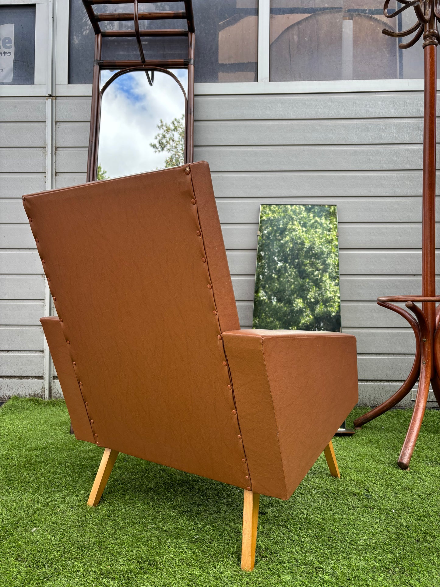Fauteuil club vintage Camel
Années 50