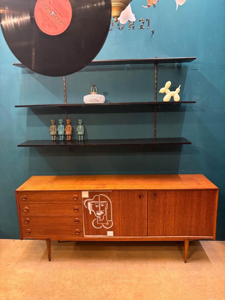 Sideboard vintage teck 1960