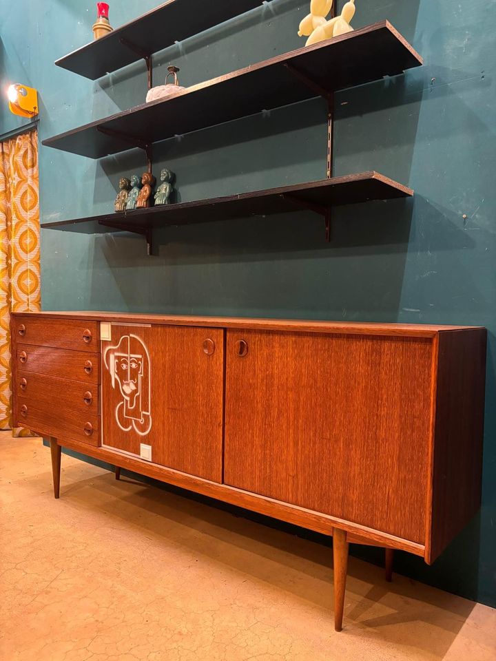 Sideboard vintage teck 1960