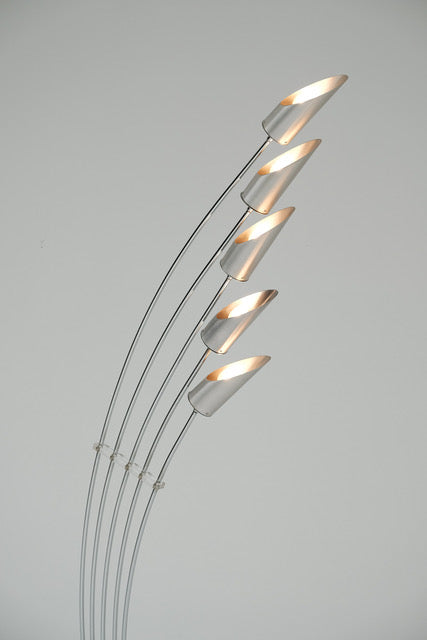Lights Chrome Metal And Lucite, 1960s