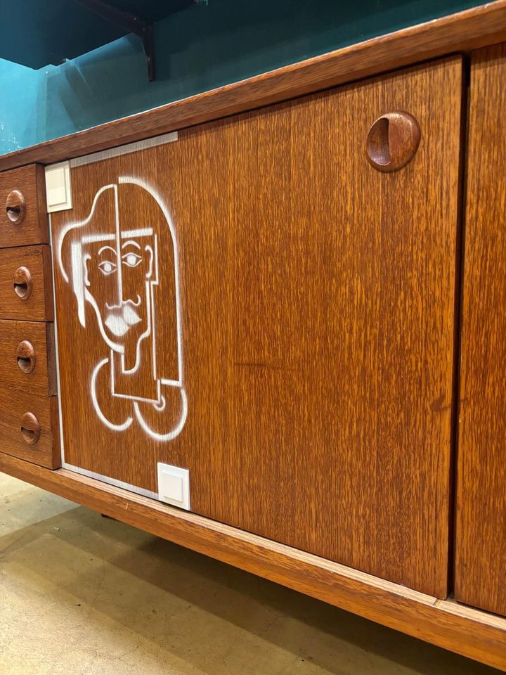 Sideboard vintage teck 1960