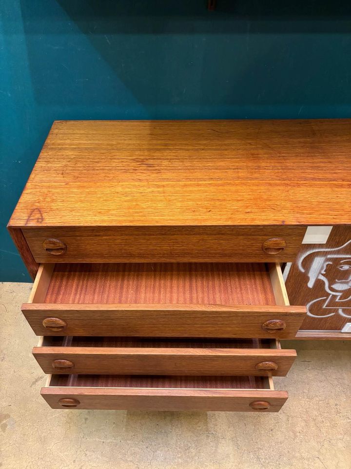 Sideboard vintage teck 1960