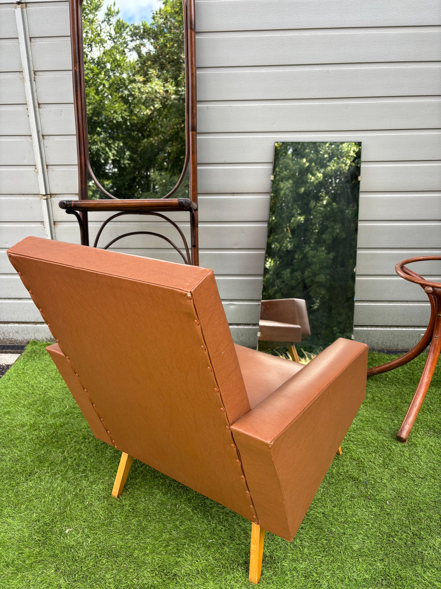 Fauteuil club vintage Camel
Années 50