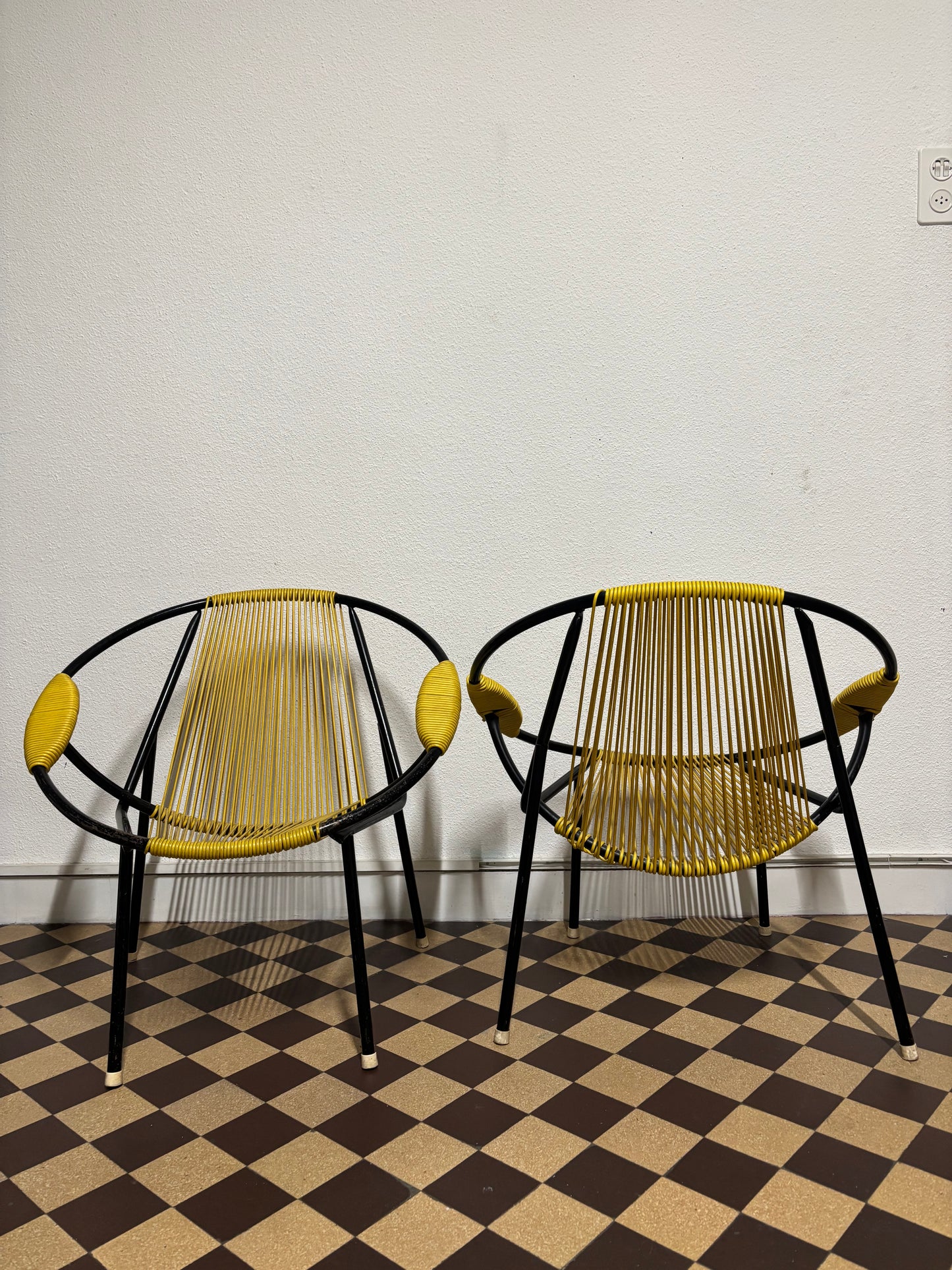 Fauteuil spaghettis HoopChair Circa 1950