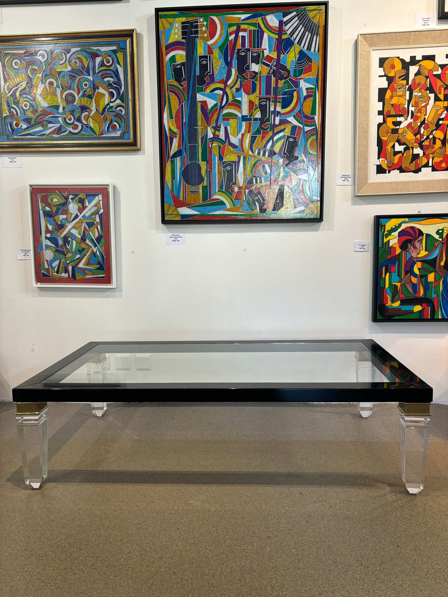 Table basse design Maison Jansen