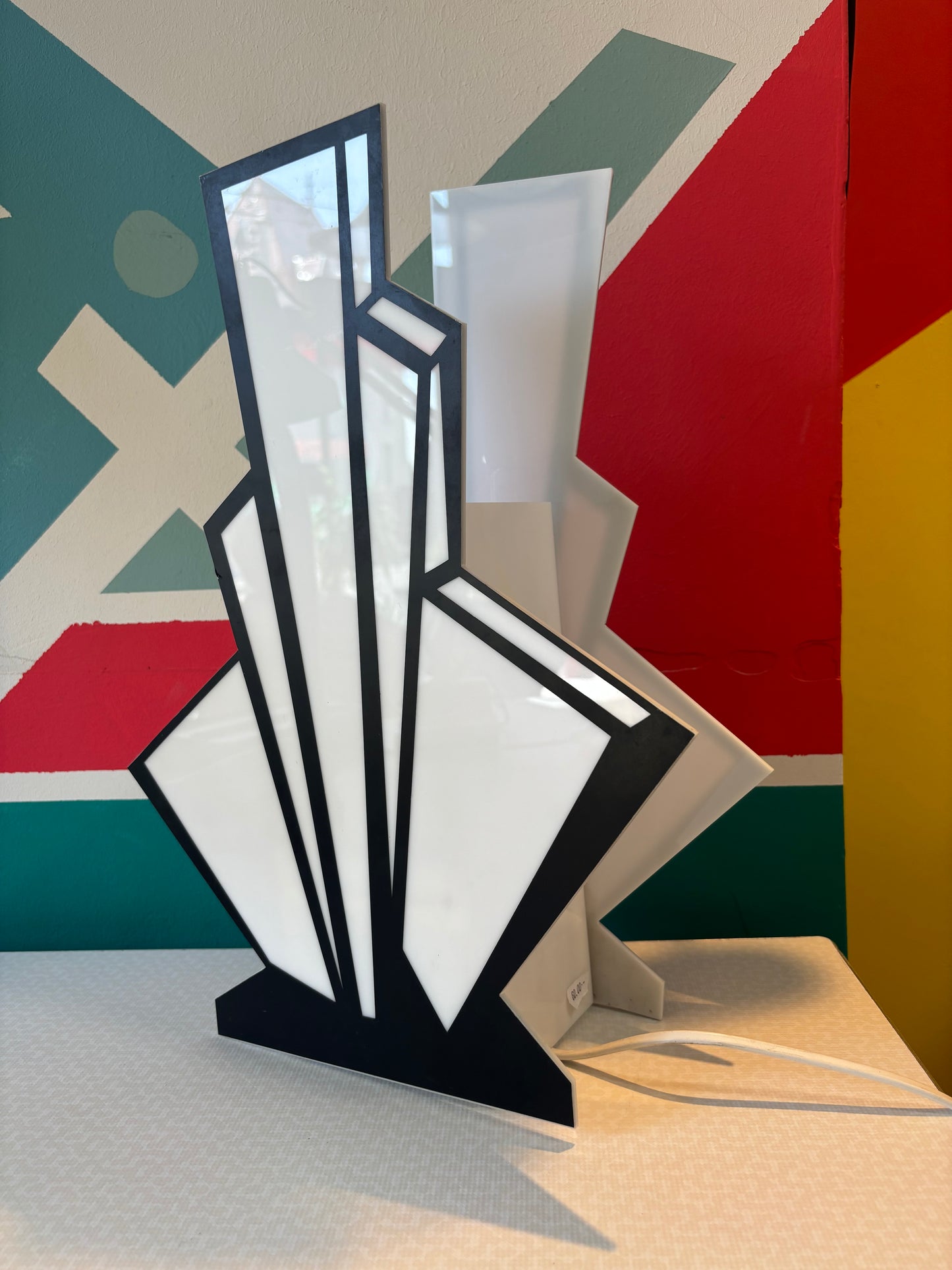 Luminaire plexi Art Deco