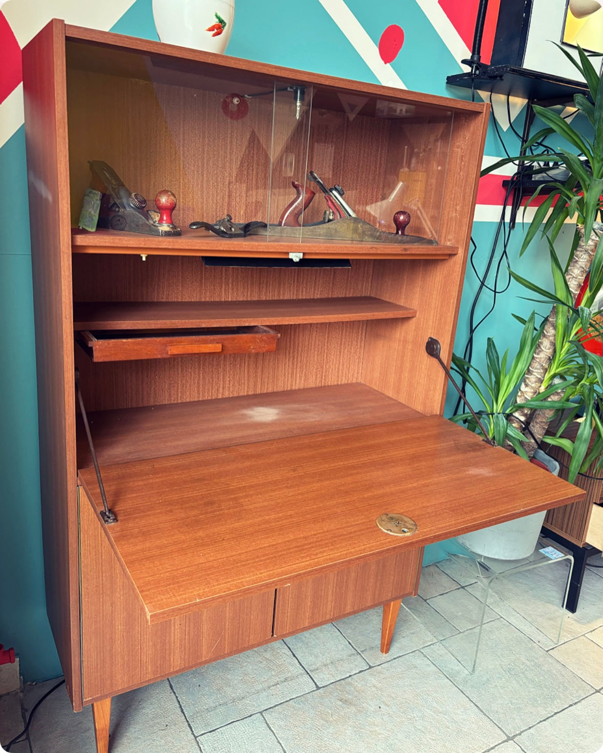 Bibliothèque Secrétaire 60’S
