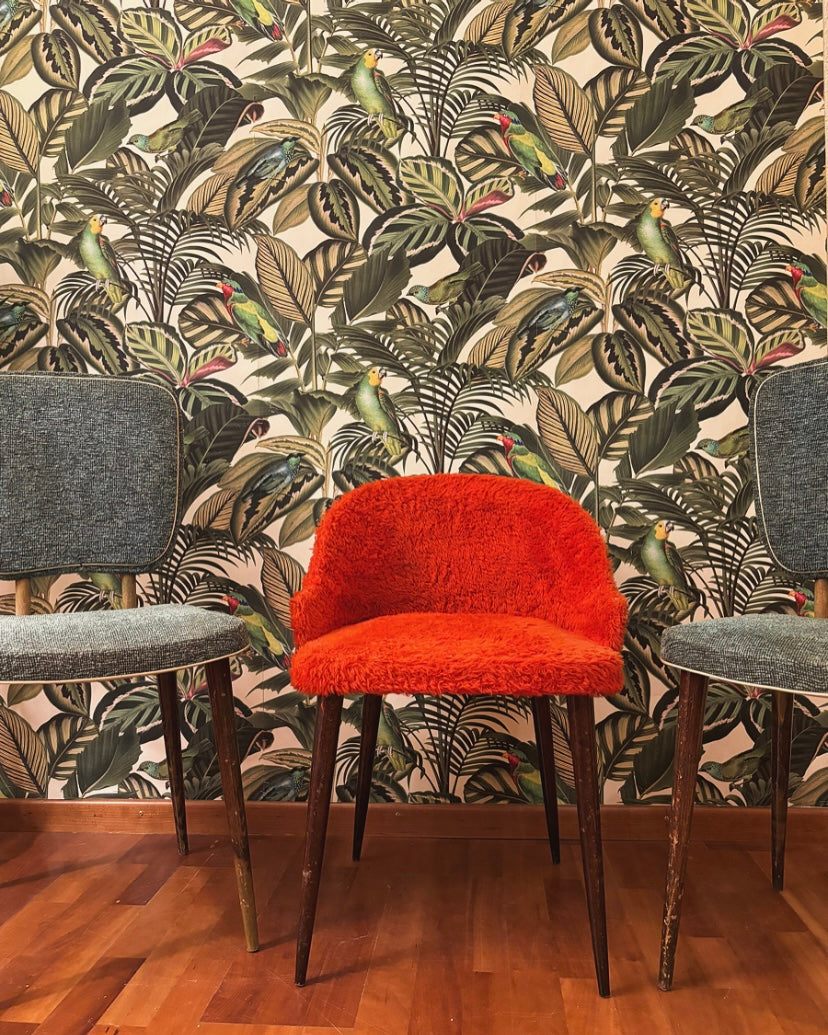 Fauteuil moumoute vintage 70’S