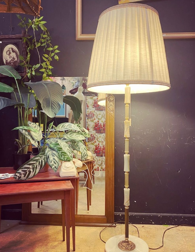 Lampadaire à tirette