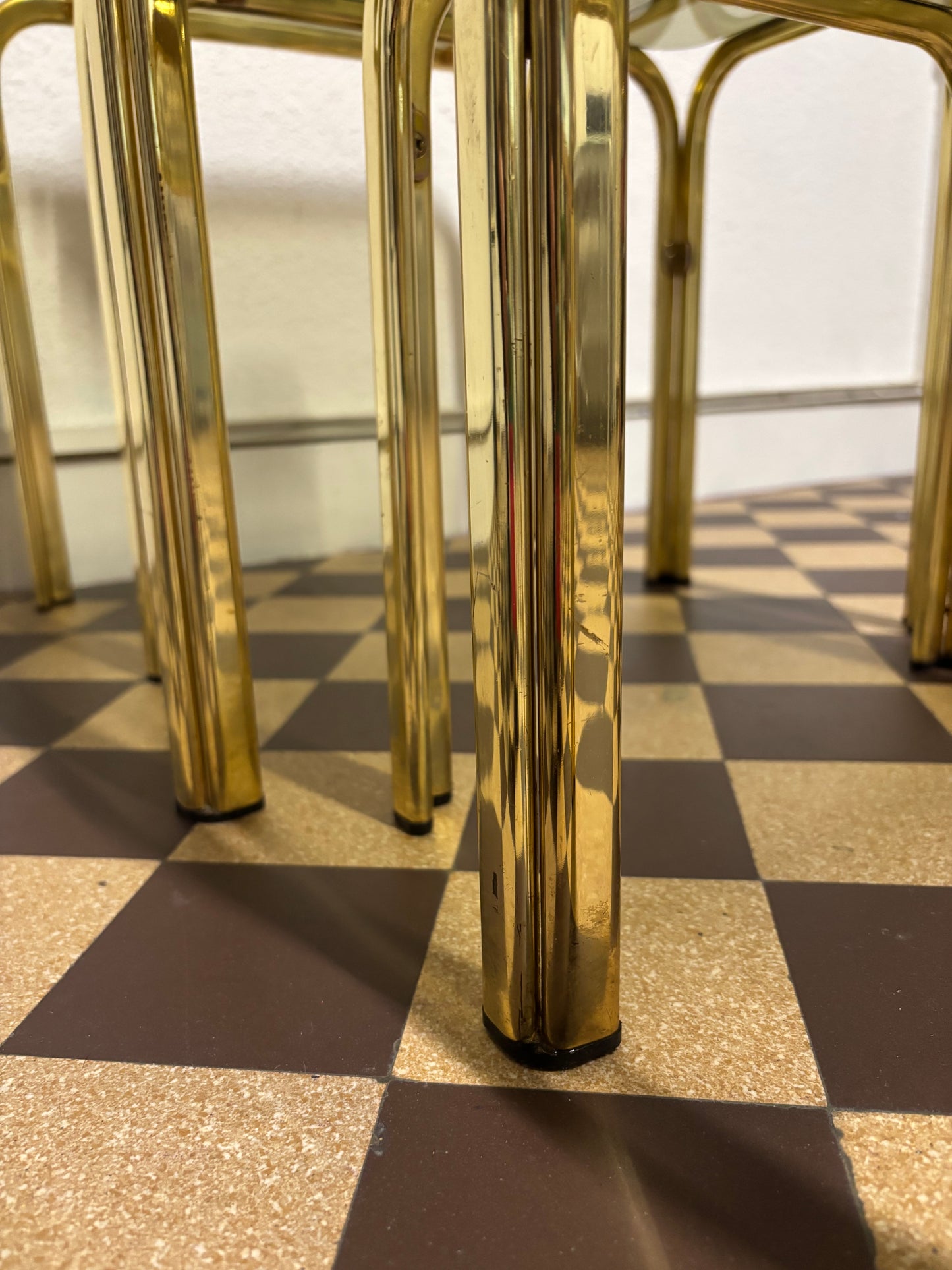 Ensemble tables gigognes vintage années 70