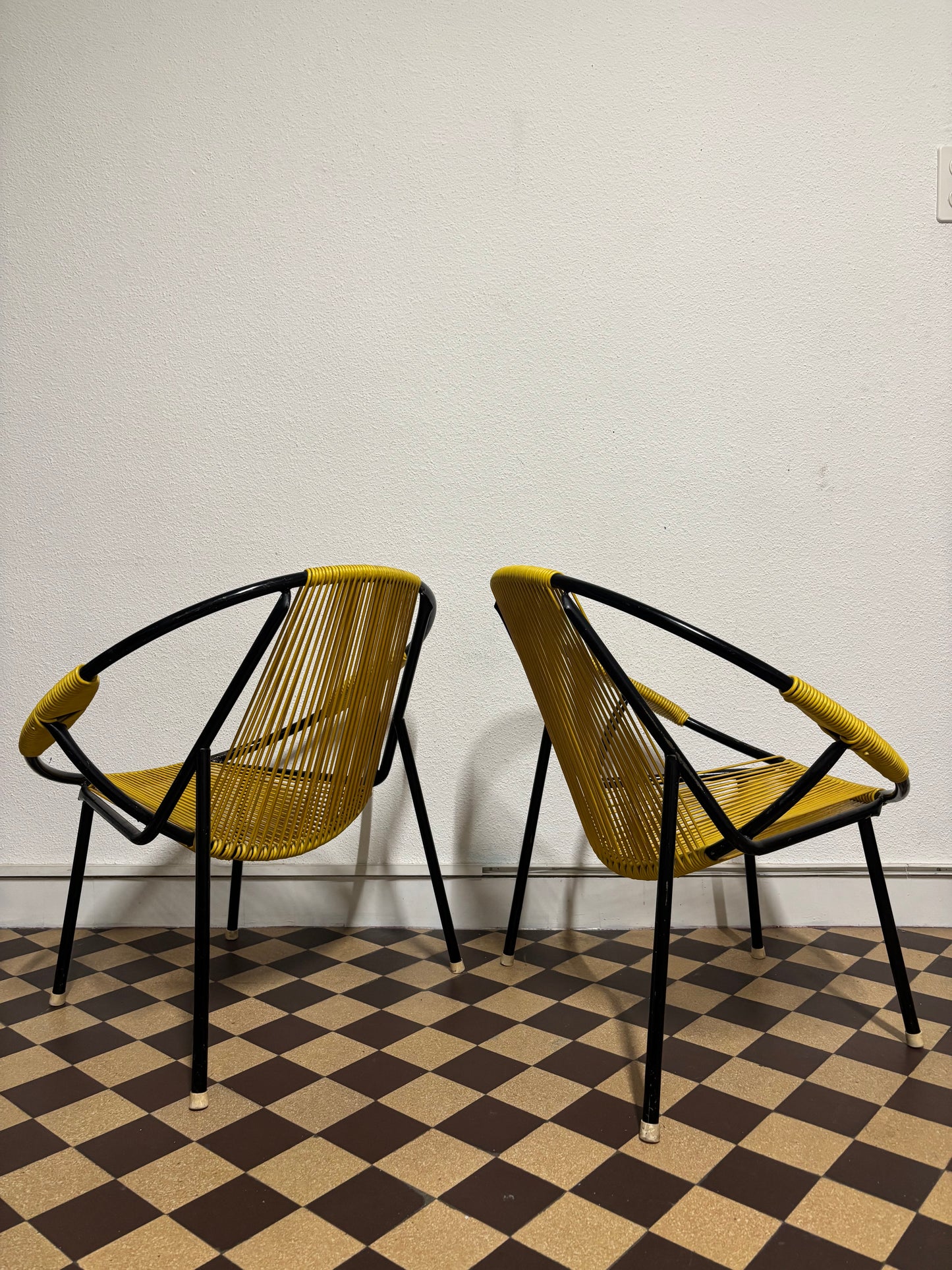 Fauteuil spaghettis HoopChair Circa 1950