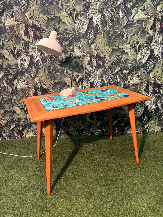 Table basse pieds compas