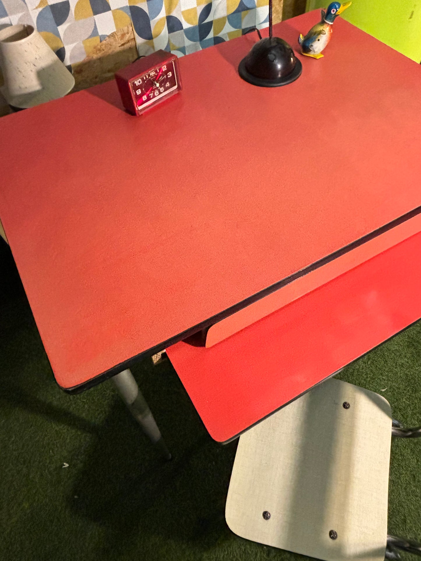 Table formica bicolore