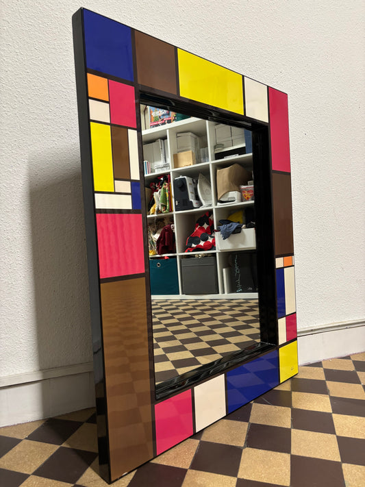 Miroir Tessi inspiration Mondrian