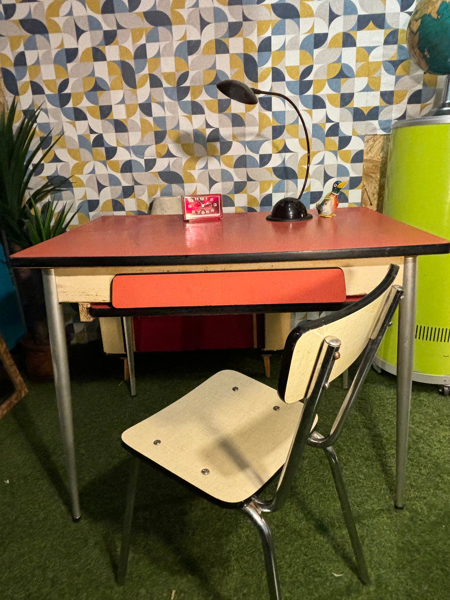 Table formica bicolore