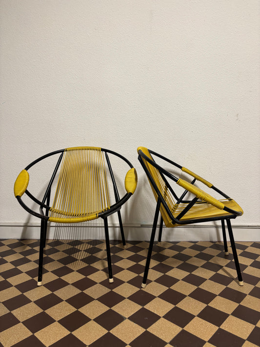 Fauteuil spaghettis HoopChair Circa 1950