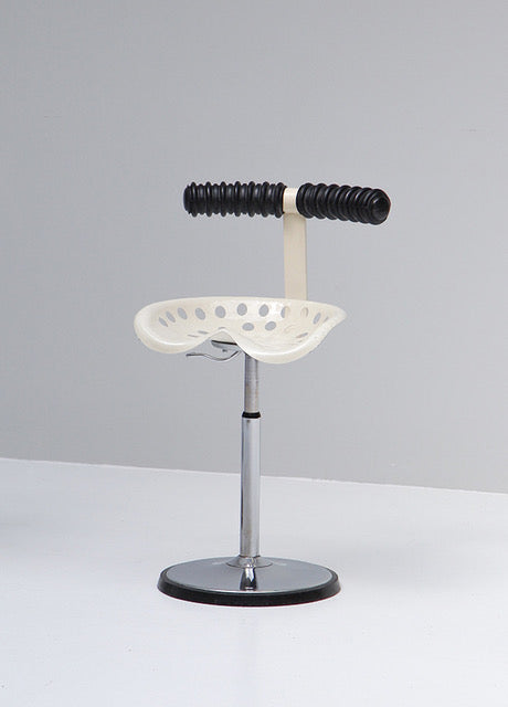 Tabouret vintage esprit Étienne Fermigier